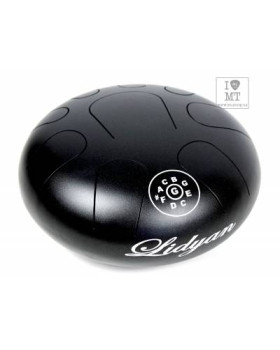 PALM PERCUSSION METAL TONGUE DRUM 9 LEAFS BLACK DOFF Глюкофон-foto3
