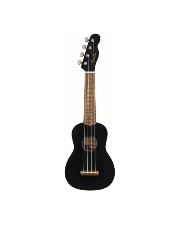 FENDER UKULELE VENICE SOPRANO BLACK WN Укулеле