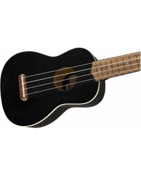 FENDER UKULELE VENICE SOPRANO BLACK WN Укулеле-foto4