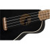 FENDER UKULELE VENICE SOPRANO BLACK WN Укулеле