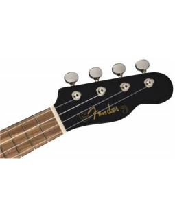 FENDER UKULELE VENICE SOPRANO BLACK WN Укулеле-foto6
