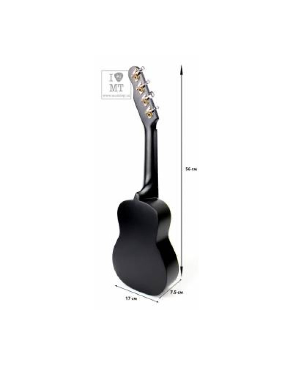 FENDER UKULELE VENICE SOPRANO BLACK WN Укулеле