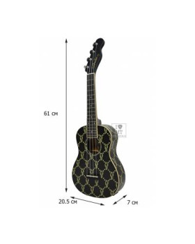 FENDER BILLIE EILISH UKULELE BLK WN Укулеле-foto2
