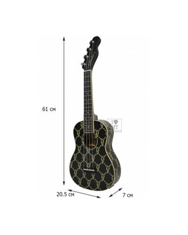 FENDER BILLIE EILISH UKULELE BLK WN Укулеле FENDER BILLIE EILISH UKULELE BLK WN Укулеле
