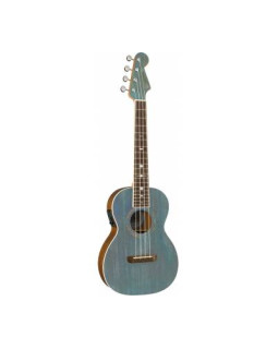FENDER DHANI HARRISON UKULELE WN TURQUOISE Укулеле-foto3