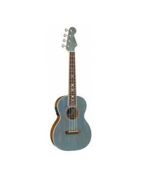 FENDER DHANI HARRISON UKULELE WN TURQUOISE Укулеле-foto3
