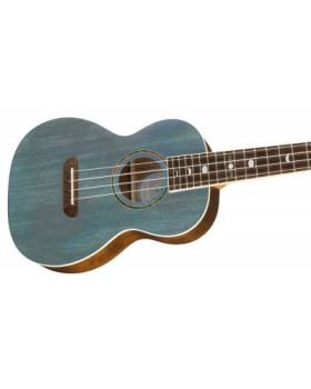 FENDER DHANI HARRISON UKULELE WN TURQUOISE Укулеле-foto4