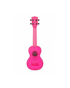 KALA WATERMAN FLUORESCENT PINK SOPRANO UKULELE Укулеле-foto2