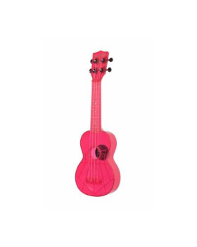 KALA WATERMAN FLUORESCENT PINK SOPRANO UKULELE Укулеле-foto3