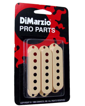 DIMARZIO DM2001 CR STRAT PICKUP COVERS (Creme)-foto2