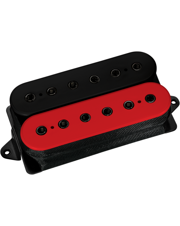 DIMARZIO EVOLUTION BRIDGE (F-Spaced, Black/Red)