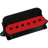 DIMARZIO EVOLUTION BRIDGE (F-Spaced, Black/Red)
