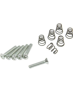 DIMARZIO FH1311 VINTAGE-STYLE SINGLE-COIL MOUNTING HARDWARE KIT (CHROME)