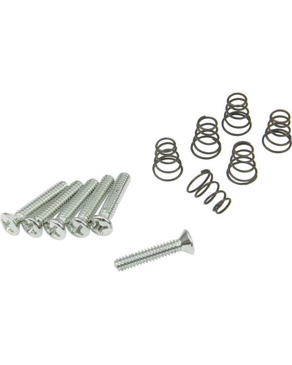 DIMARZIO FH1311 VINTAGE-STYLE SINGLE-COIL MOUNTING HARDWARE KIT (CHROME)