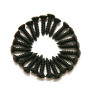 DIMARZIO FH1000BK PICKGUARD / BACKPLATE SCREWS - SET OF 24 (BLACK)