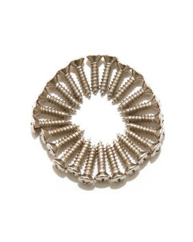 DIMARZIO FH1000C PICKGUARD / BACKPLATE SCREWS - SET OF 24 (CHROME)