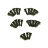 DIMARZIO GH1000BK PICKGUARD / BACKPLATE SCREWS - SET OF 24 (BLACK)