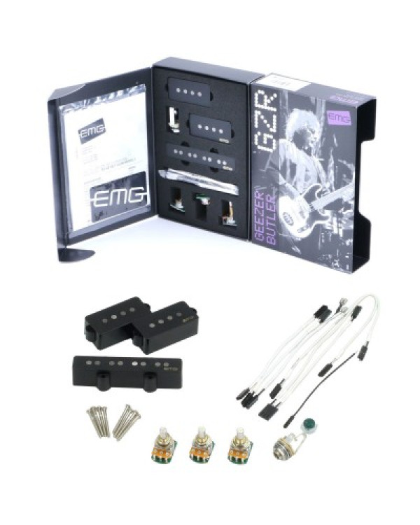 EMG GZR-PJHZ SET – набір пасивних звукознімачів для Precision-Jazz Bass. (Alnico V) EMG GZR-PJHZ SET – набір пасивних звукознімачів для Precision-Jazz Bass. (Alnico V)