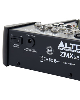 Мікшерний пульт ALTO PROFESSIONAL ZMX52-foto6