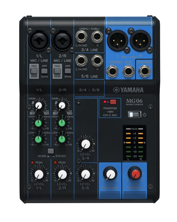 Мікшерний пульт YAMAHA MG06