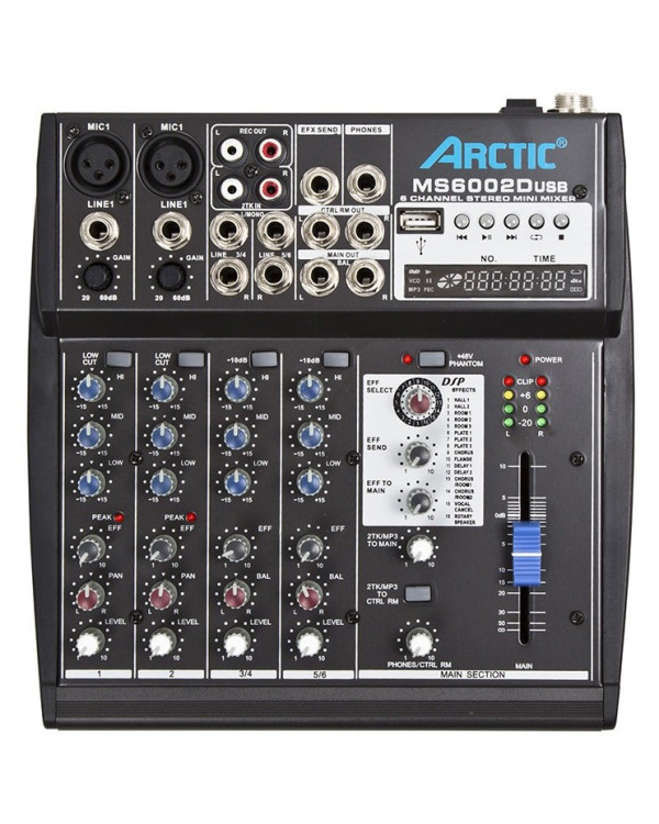 Мікшерний пульт ARCTIC MS6002D USB