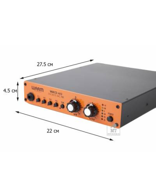 WARM AUDIO WA12 MKII Передпідсилювач мікрофонний WARM AUDIO WA12 MKII Передпідсилювач мікрофонний